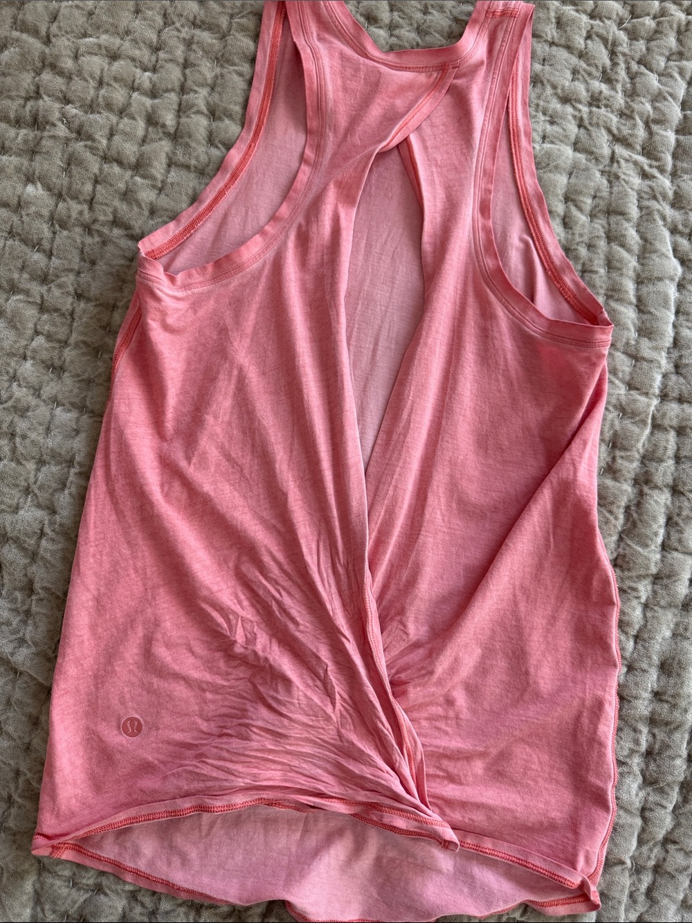 lululemon athletica Pink Twist-Back Racerback Tank-size 6